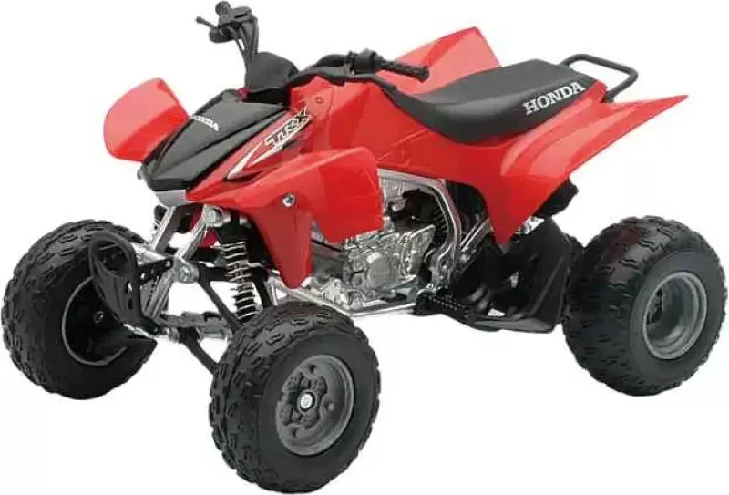 57093A New-Ray Replica 1:12 Race Bike Honda Trx 450 Red