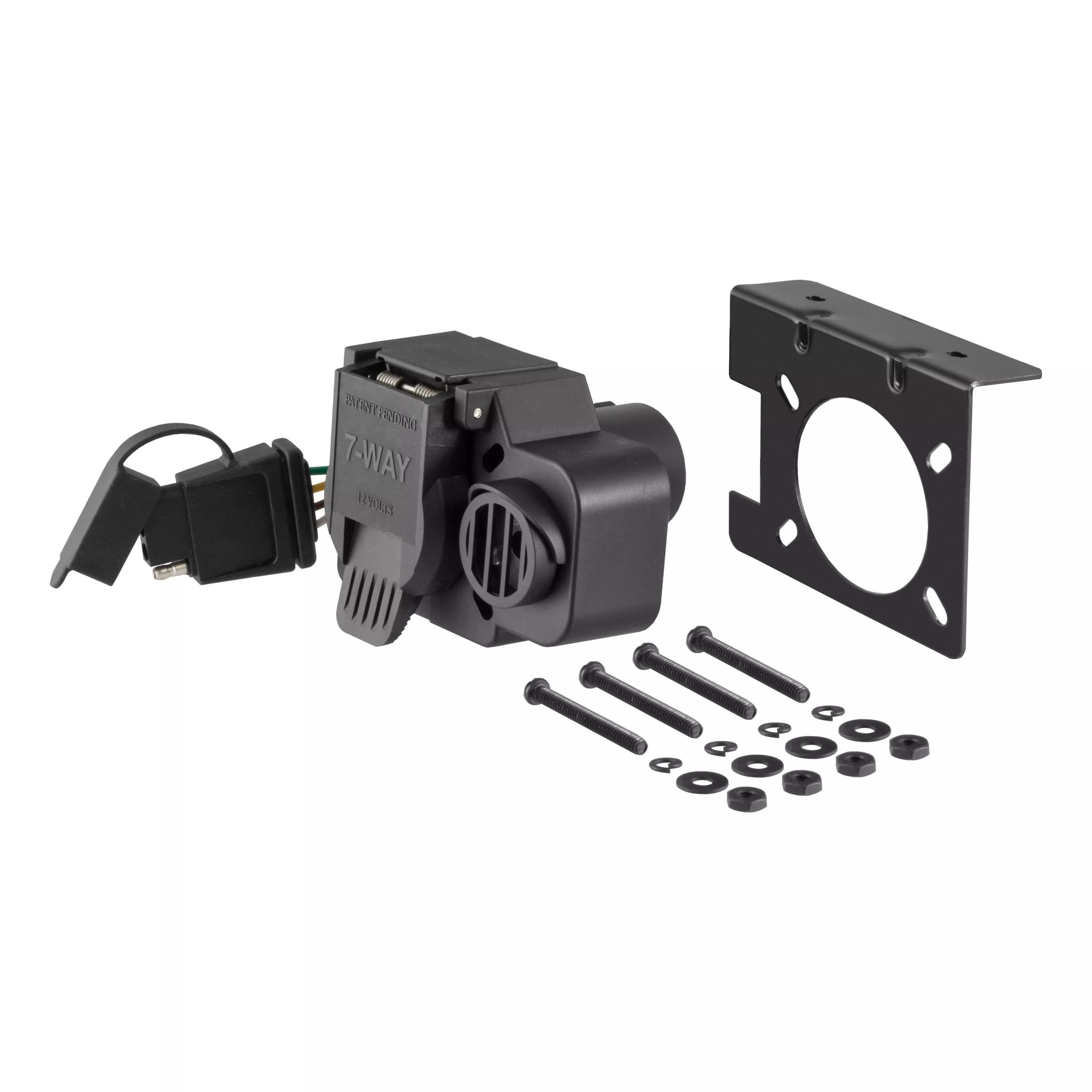 57101 - Dual-Output Vehicle-Side 7-Pin, 4-Pin Connectors with Backup Alarm, Factory Tow Package and USCAR Socket Required - 2008-2026 Buick Enclave and more