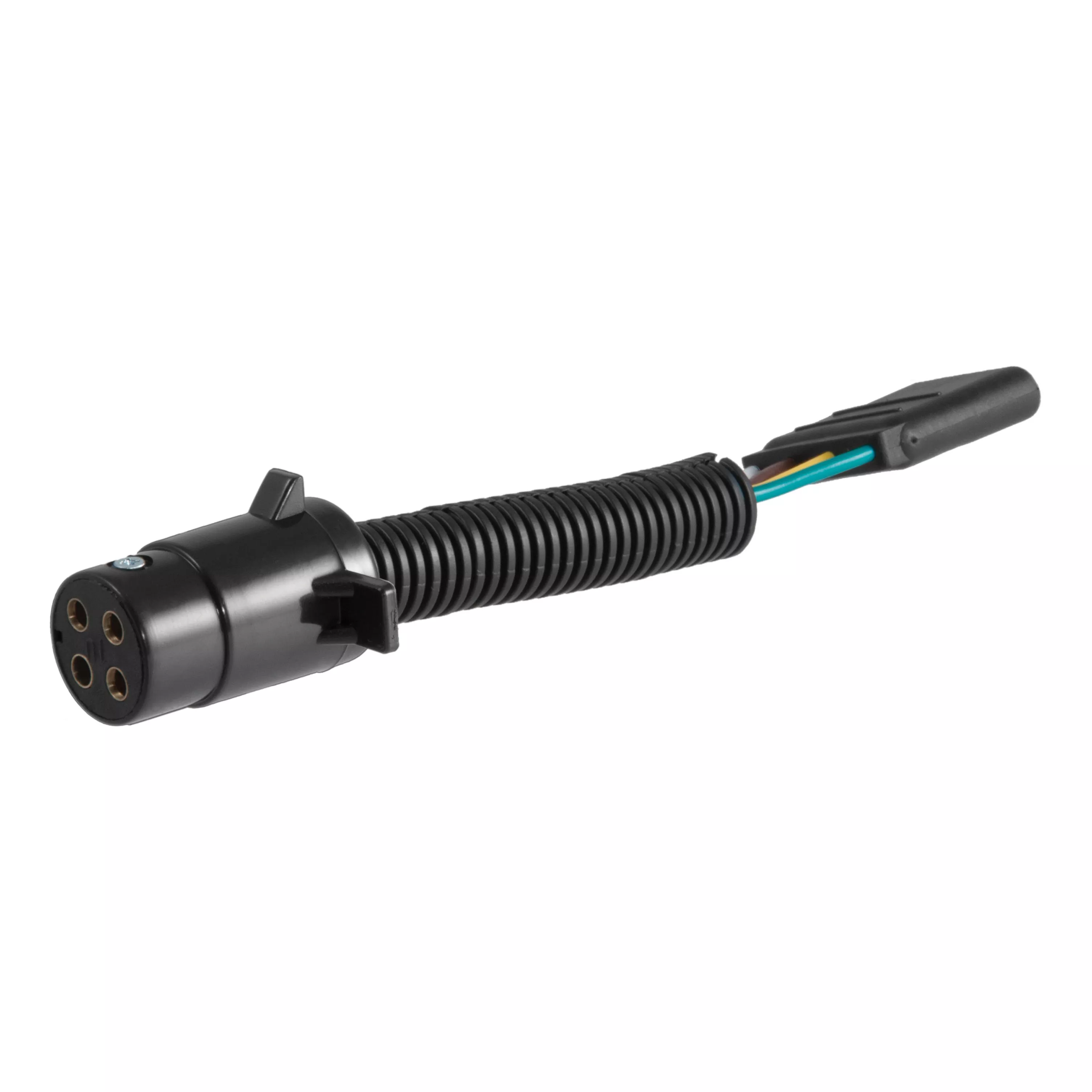 57225 - 4-Pin Round Vehicle-Side to 4-Way Trailer Wiring Adapter
