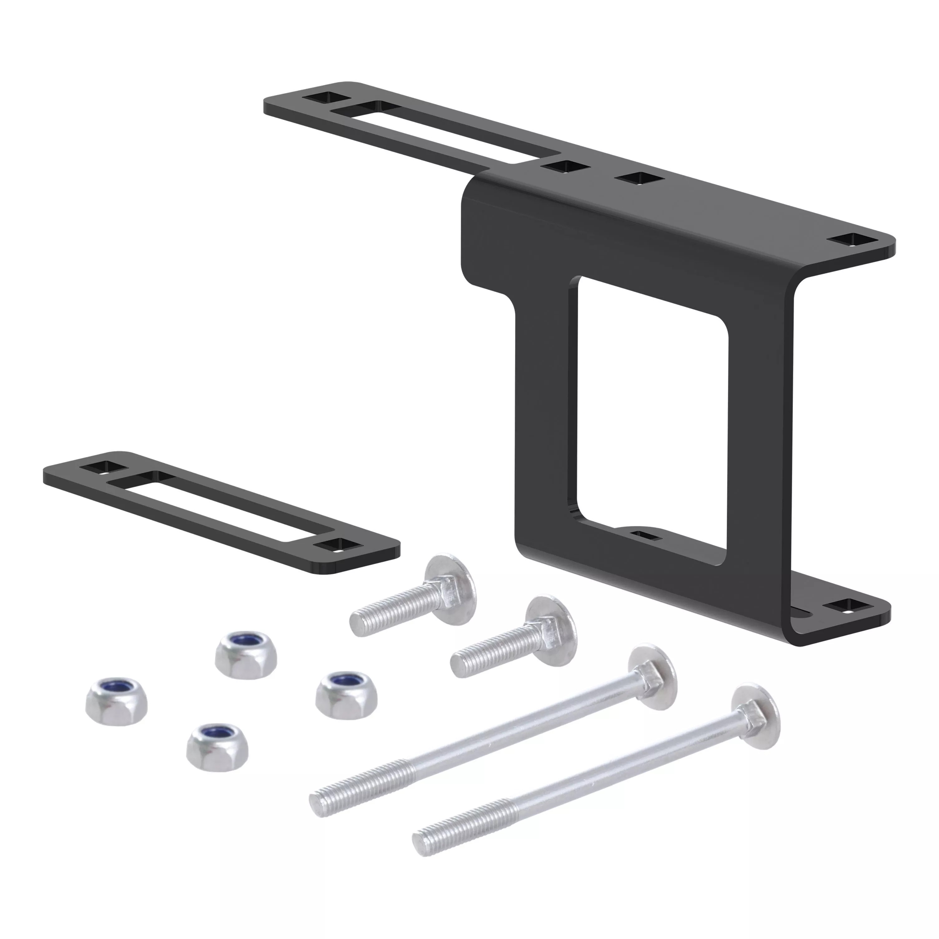 58002 - Easy-Mount Vehicle Trailer Wiring Connector Mounting Bracket for 1-1/4-Inch Receiver, 4 or 5-Way Flat