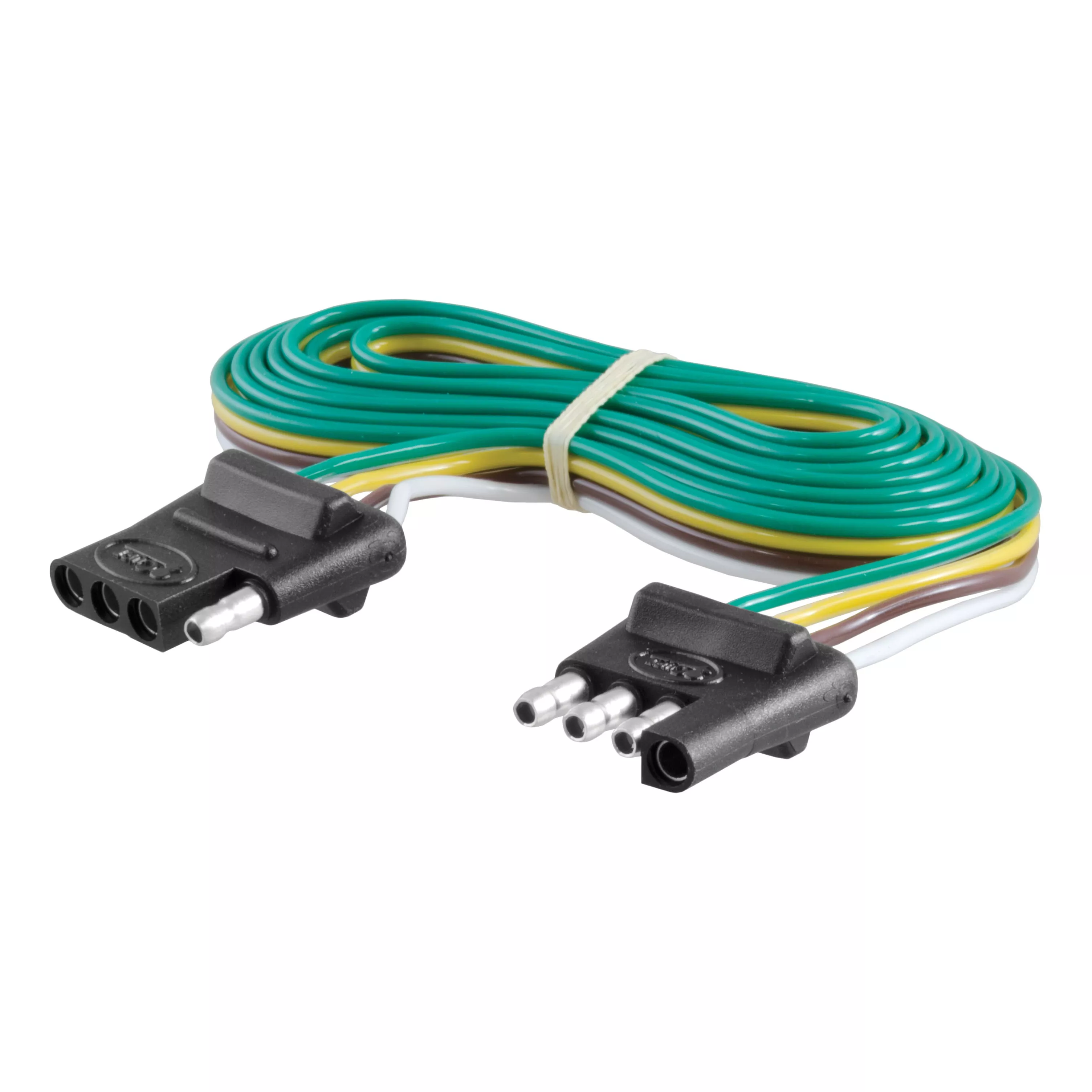 58051 - Vehicle-Side and Trailer-Side 4-Pin Flat Wiring Harness with 72-Inch Wires