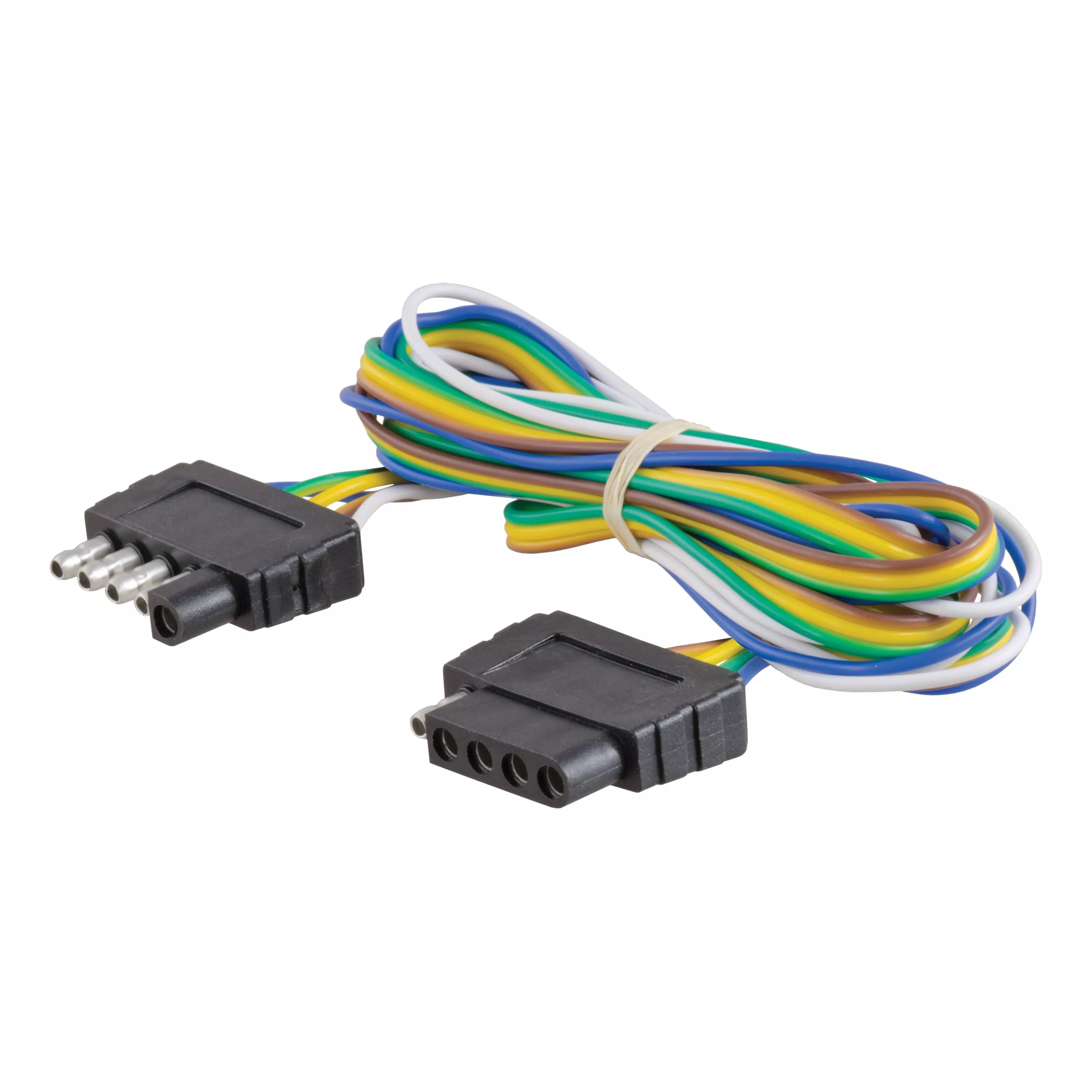58551 - Vehicle-Side and Trailer-Side 5-Pin Flat Wiring Harness with 72-Inch Wires