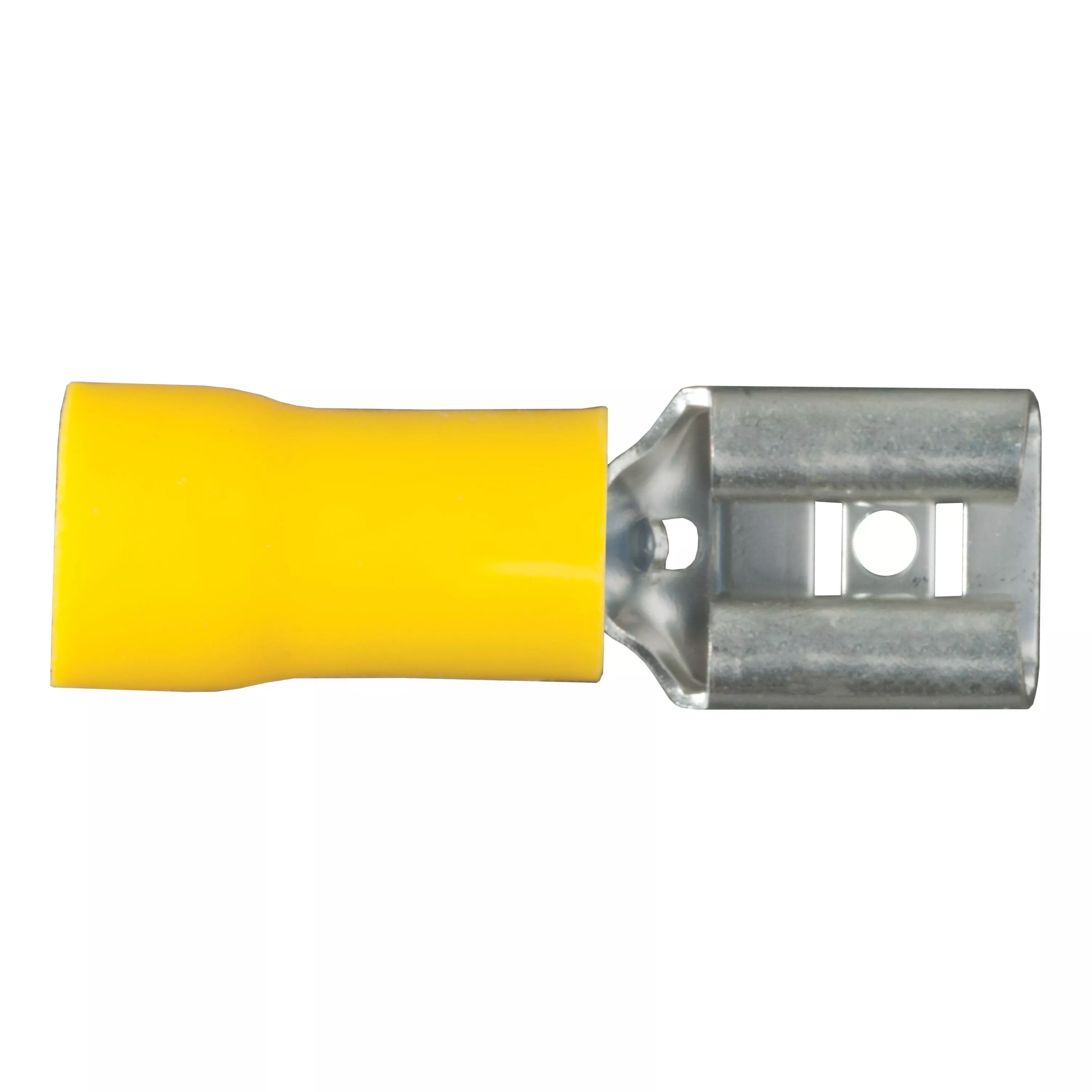 59593 - 12-10 Gauge Yellow Vinyl-Insulated Female Wire Quick Connectors, 100-Pack