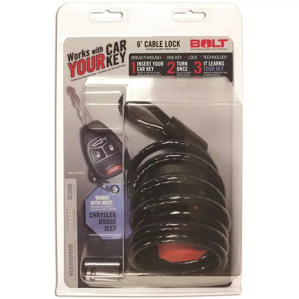 6' Cable Lock Chrysler