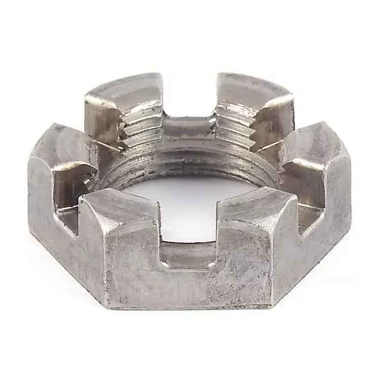 6 Slot Spindle Nut 1" -14 UNS