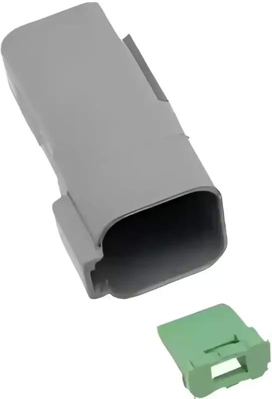6 Wire Grey Deutsch Rcptcl & Wdglck Hd# 72126 94gy