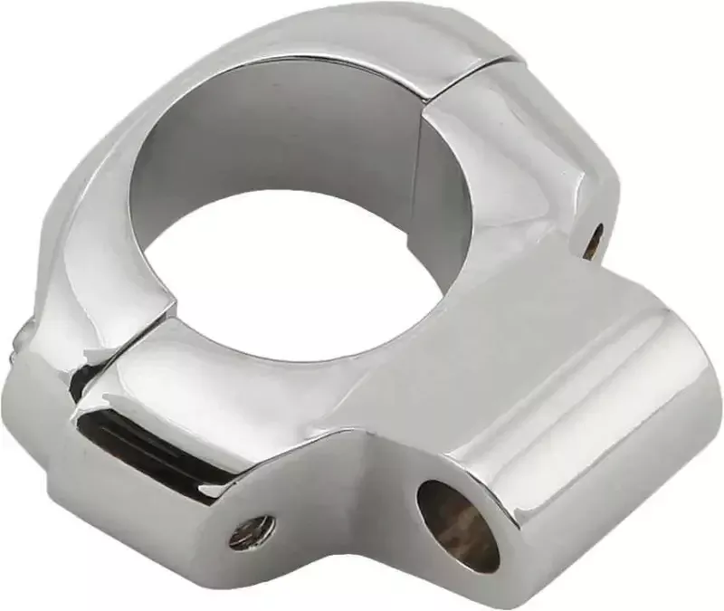 60-0006 Two Piece Adj Mounting Clamp Chrome 7/8 ” 1 ” Bar