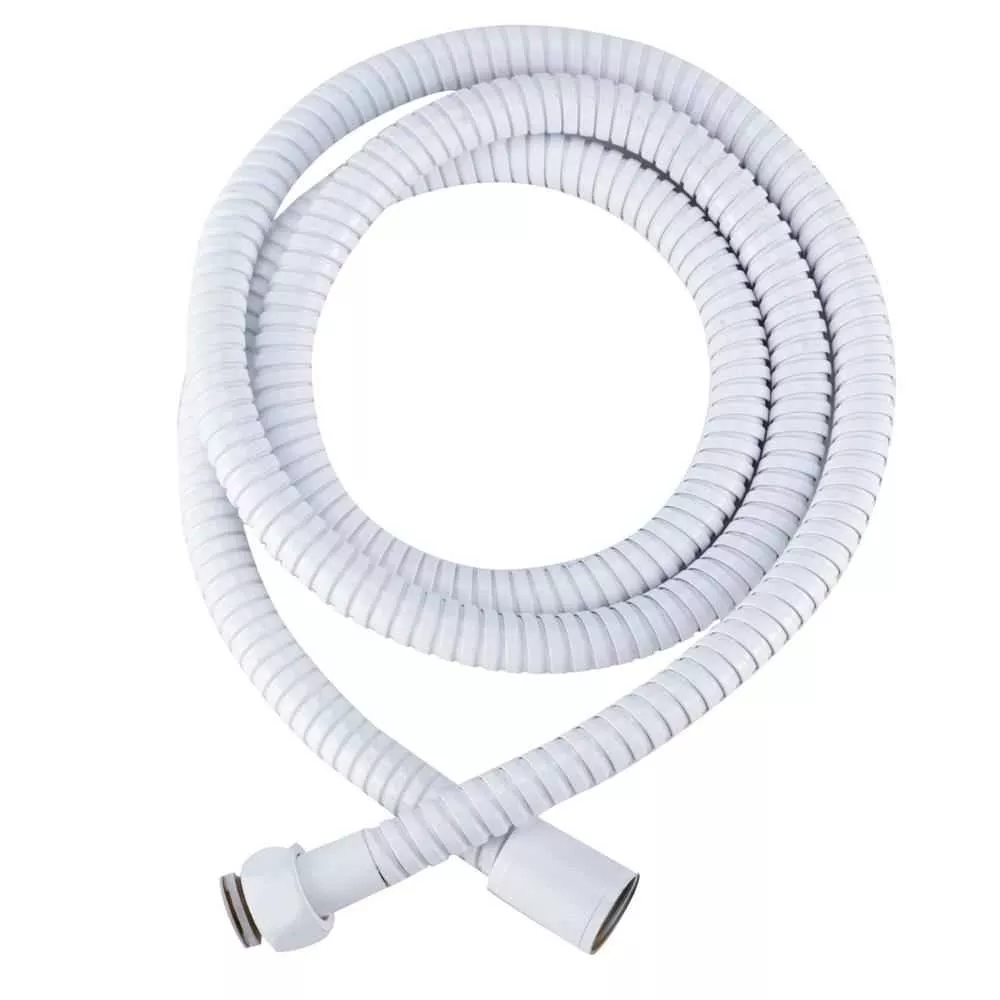 60" Stainless RV Shower Hose White