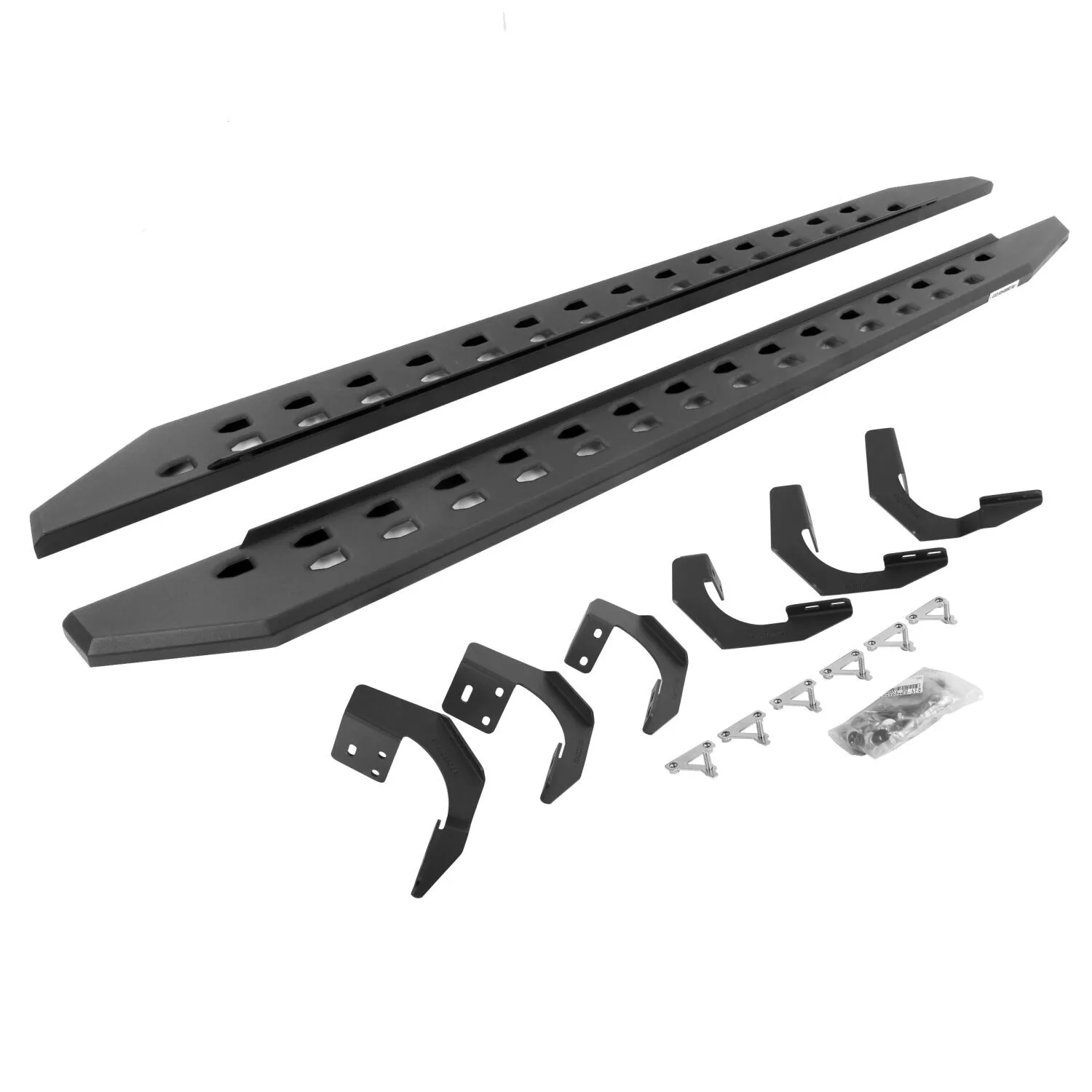 69430680SPC - RB20 Slim Line Running Boards with Mounting Brackets Kit - 2019-2026 Ram 1500