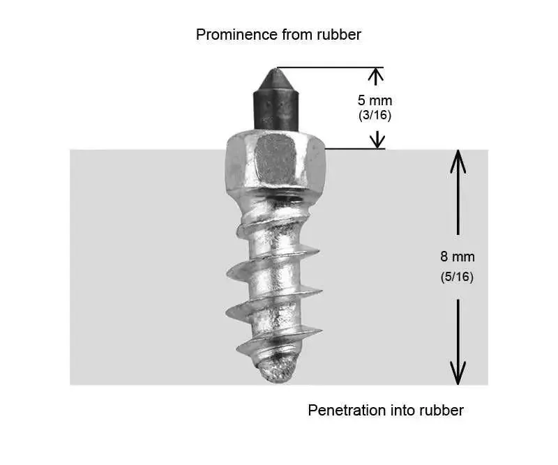 7/16 ” 11mm Std Screw Studs Qty 100
