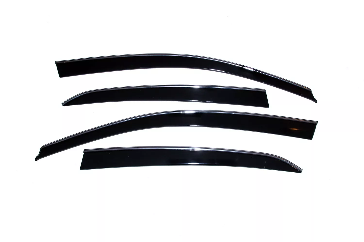 794004 - Ventvisor Deflector; Smoke w/Chrome Trim; Low Profile; 4 pc. - 2007-2008 INFINITI G35
