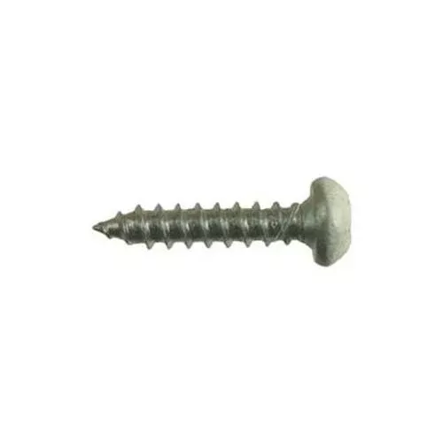 8 Pan Head Square Recess 3/4 White