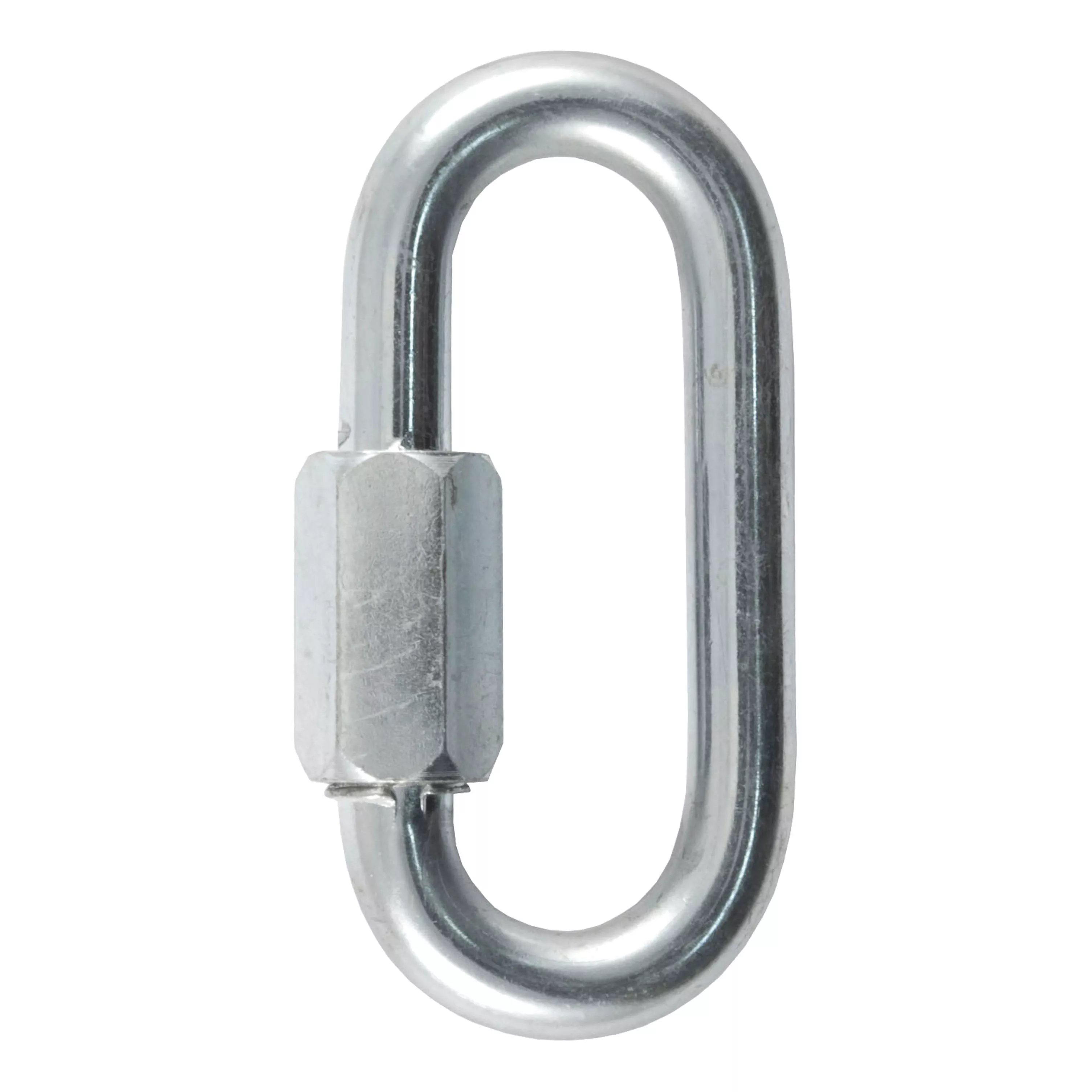 82930 - Threaded Quick Link Trailer Safety Chain Hook Carabiner Clip, 3/8-Inch Diameter, 11,000 lbs Break Strength