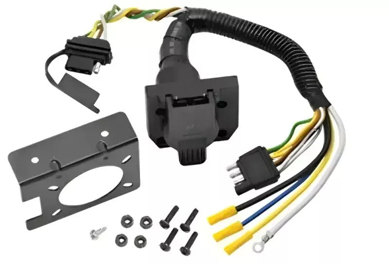 85343 Reese Trailer Wiring Connector Adapter 4 Pin to 7-Way Blade or