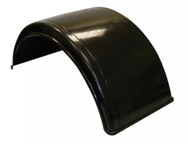 8590195 - Smooth Black Polyethylene Fender-Fits Minimum 19.5 Inch Dual Rear Wheels