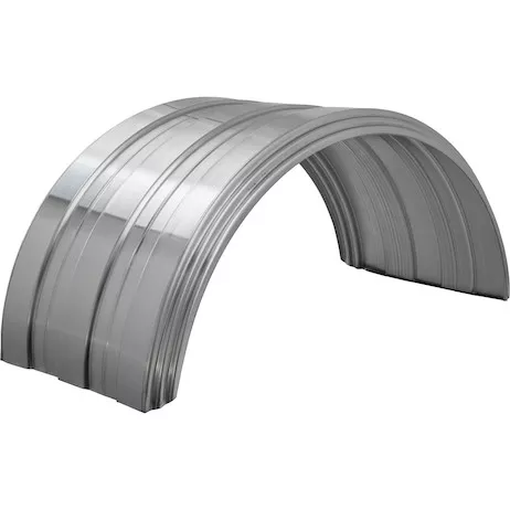 8590197 - Ribbed Aluminum Fender – 41" x 19", Fits 19.5" Wheels