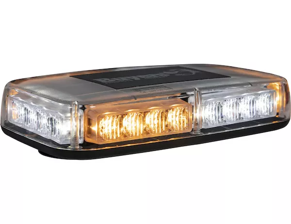 8891042 - Amber/Clear 11 Inch Rectangular Multi-Mount LED Mini Light Bar