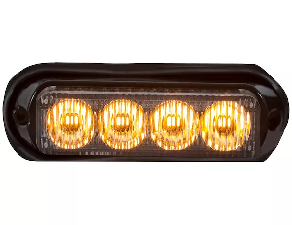 8891130 - 5 Inch Amber LED Mini Strobe Light
