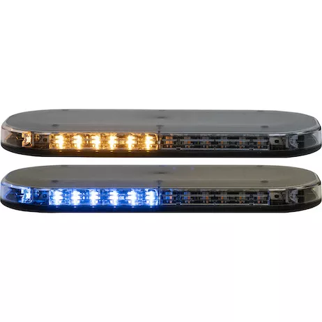 8891161 - Class 1 Low Profile Oval LED Mini Light Bar - Amber/Blue