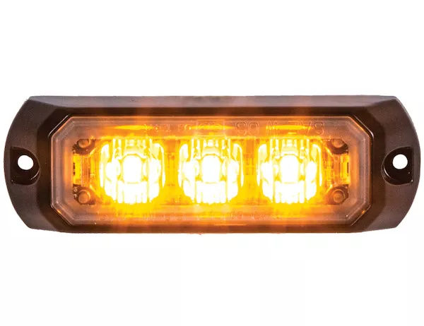 8891400 - 3.5 Inch Amber LED Strobe Light