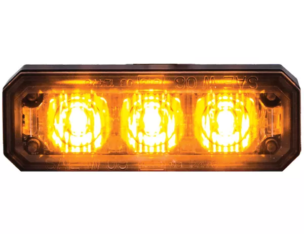 8891403 - 2.5 Inch Amber LED Strobe Light