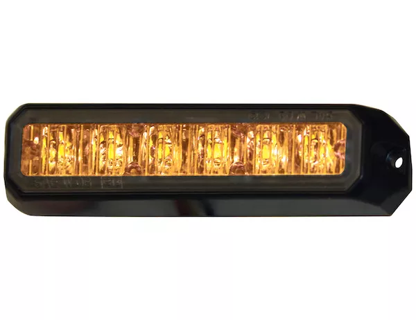 8891502 - 5 Inch Amber/Clear LED Strobe Light