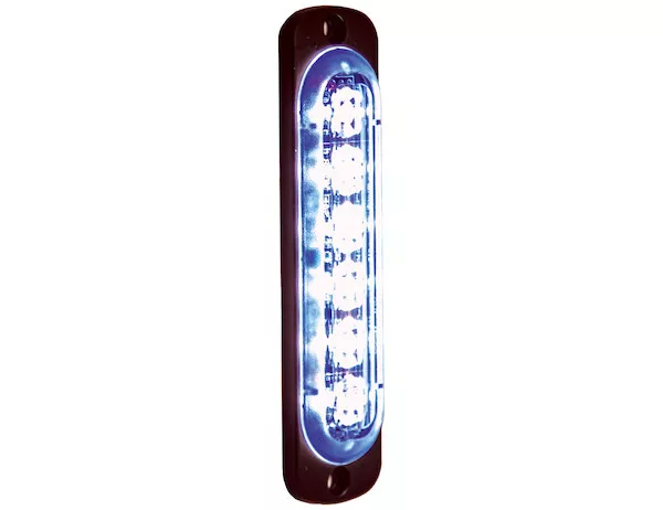 8891914 - Thin 4.5 Inch Blue Vertical LED Strobe Light