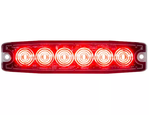 8892203 - Ultra Thin 5 Inch Red LED Strobe Light
