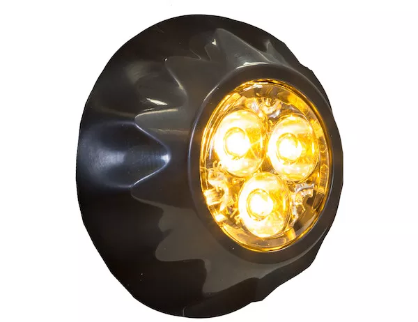 8892400 - Amber Surface/Recess Mount Round LED Strobe Light