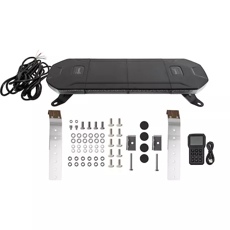 8893324 - 24 Inch Amber/Clear LED Light Bar with Wireless Controller