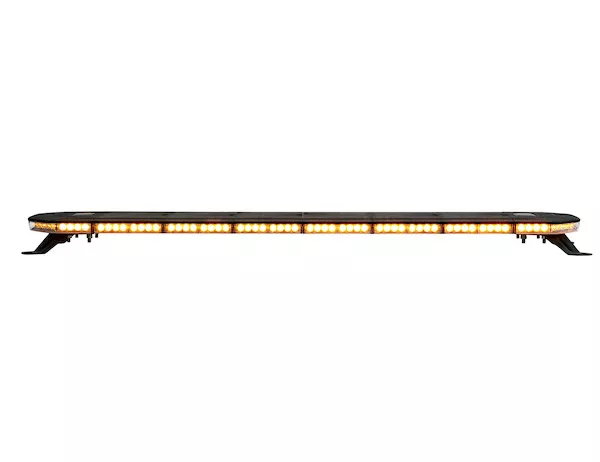 8893660 - 60 Inch Amber LED Light Bar with Warning / Clear Take Downs & Alley Lights
