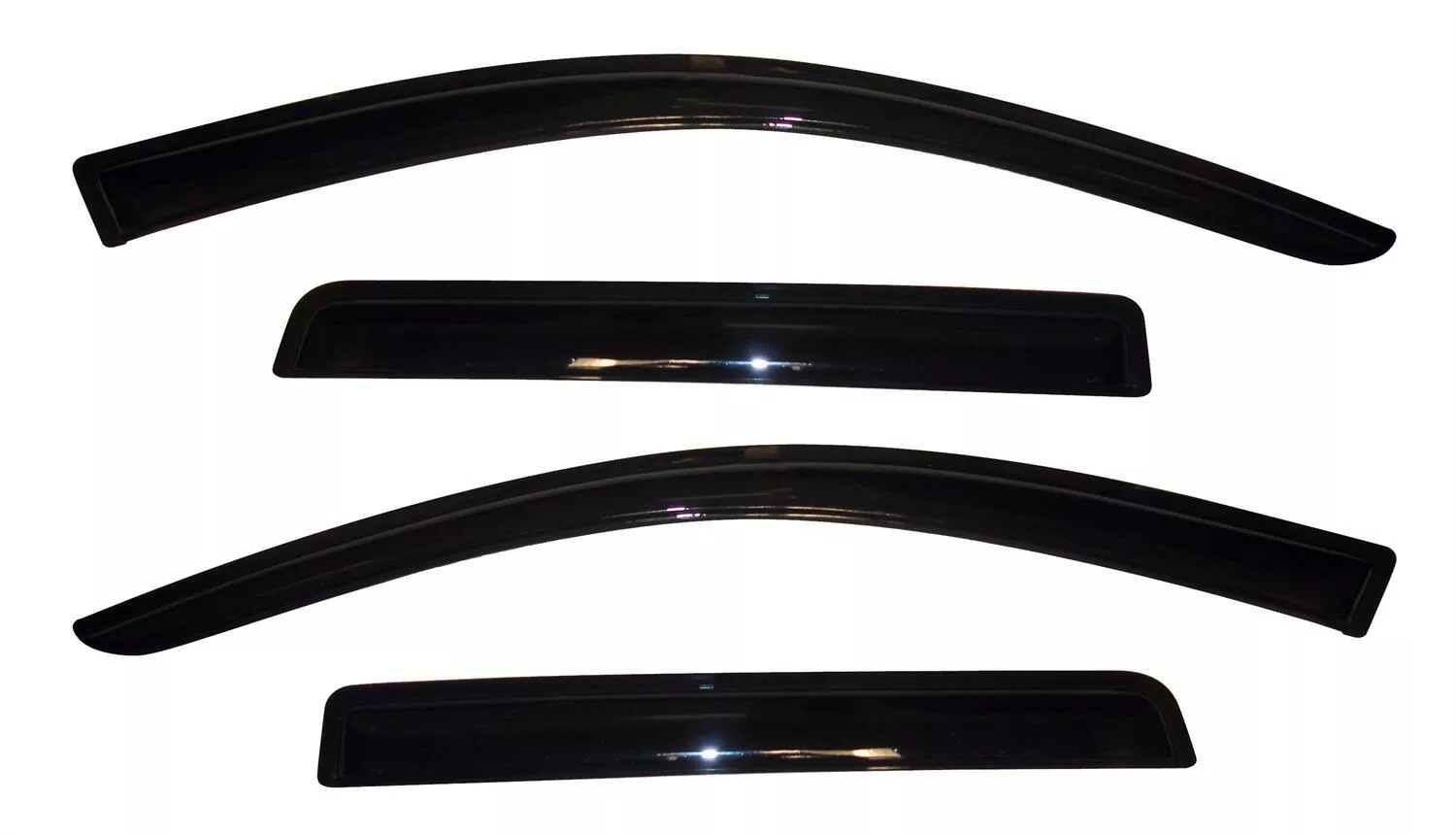 94642 - Ventvisor Deflector; Smoke; Outside Mount; 4 pc. - 2011-2020 Mitsubishi Outlander