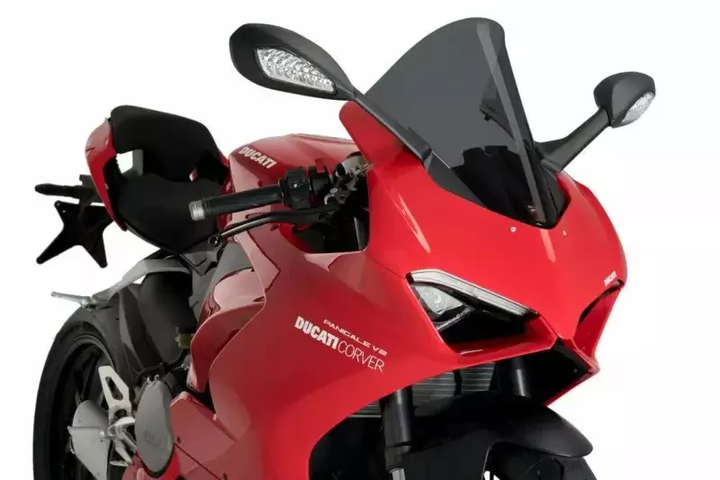 9690F Windscreen Racing Dark Smoke Duc