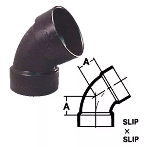 ABS 60Deg Ell-1.5 In