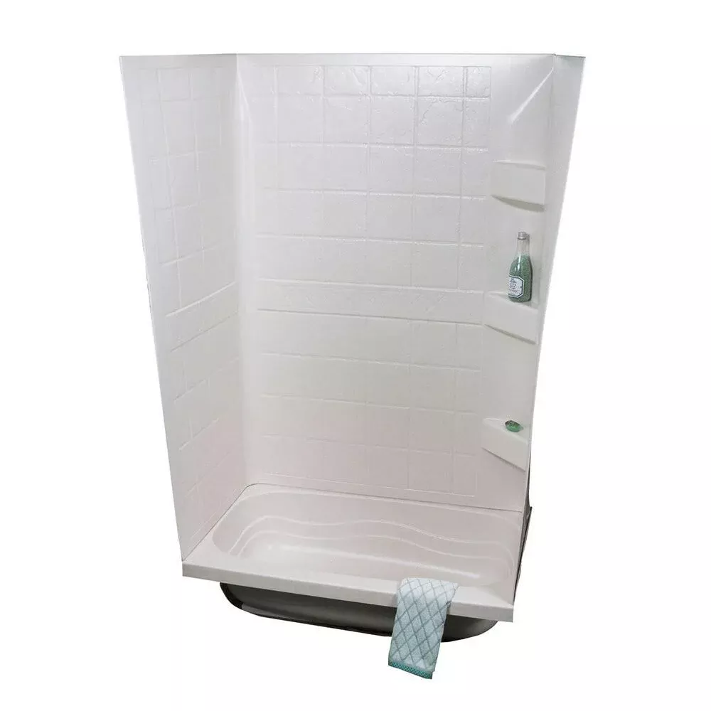 ABS Bath Tub Walls, 24” x 36” x 59”, White