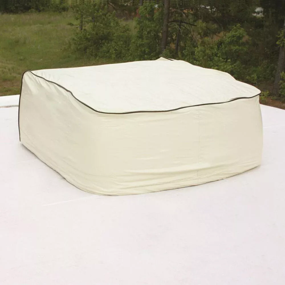 AC Cover – Vinyl, Colonial White Dometic, Brisk Air Bilingual