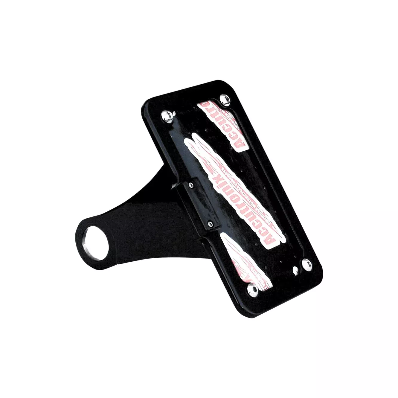 ACCUTRONIX SIDE MOUNT LICENSE PLATE BLACK XL - 811-20200