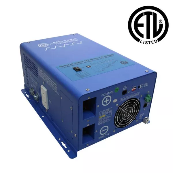 Aims Power 1003122 2000W 12V Inverter/Battery Charger