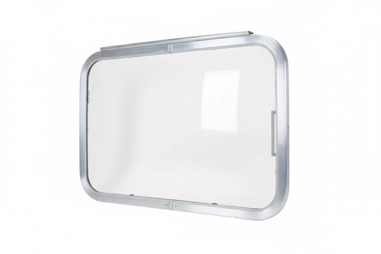 Airstream 1969-1974 22 ” x 30-1/2 ” Medium Curved Glass Side Window and Sash Assembly* – 680179