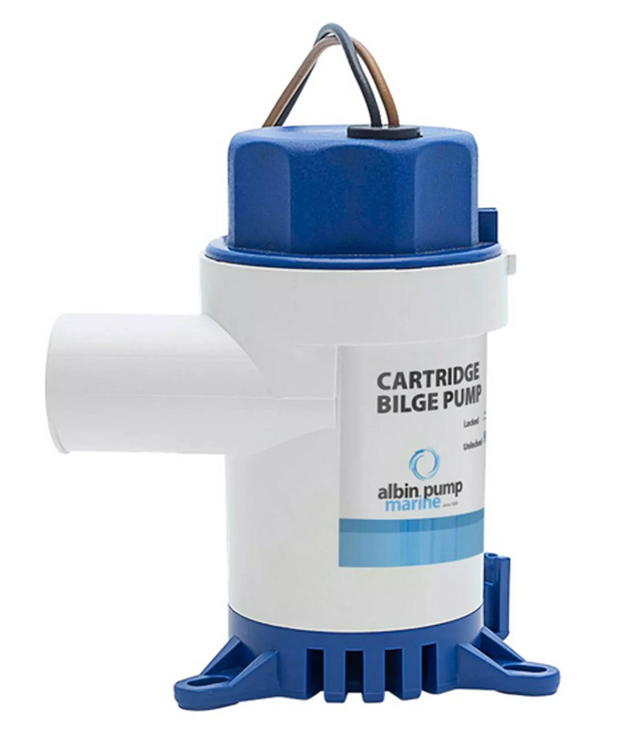 Albin 01-02-005 Cartridge Bilge Pump – 12V, 1100 GPH