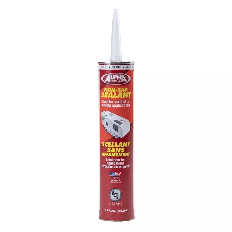 Alpha Systems 862157 Non-Sag Sealant 1010 - Low VOC - White - 10.3 oz