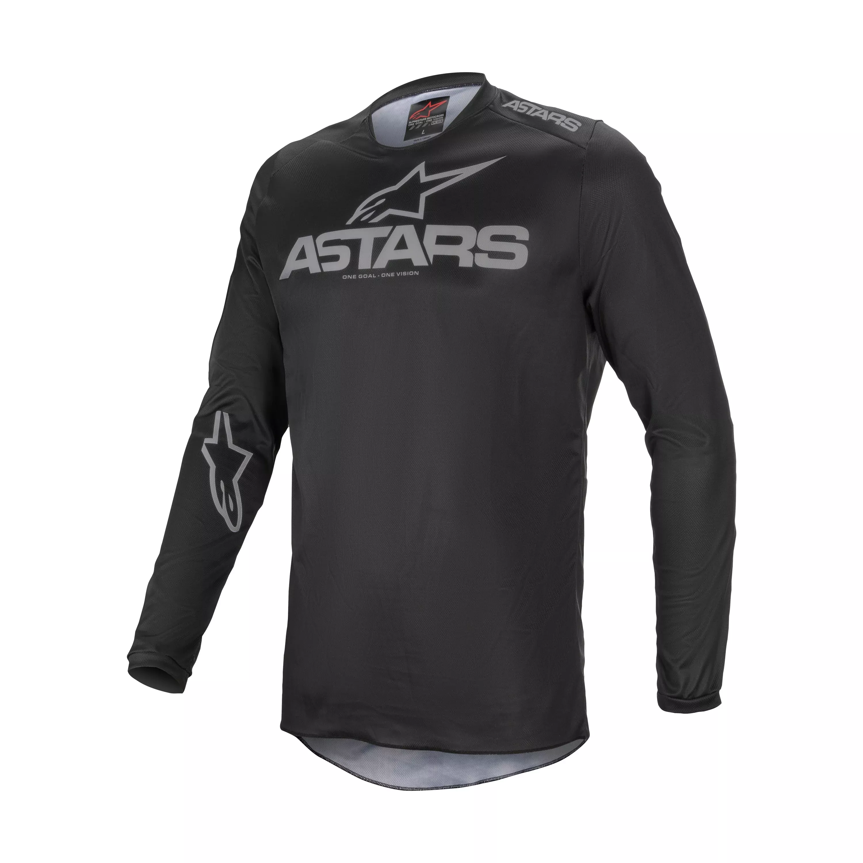 ALPINESTARS FLUID GRAPHITE JERSEY BLACKDARK GREY MD - 482-9741M