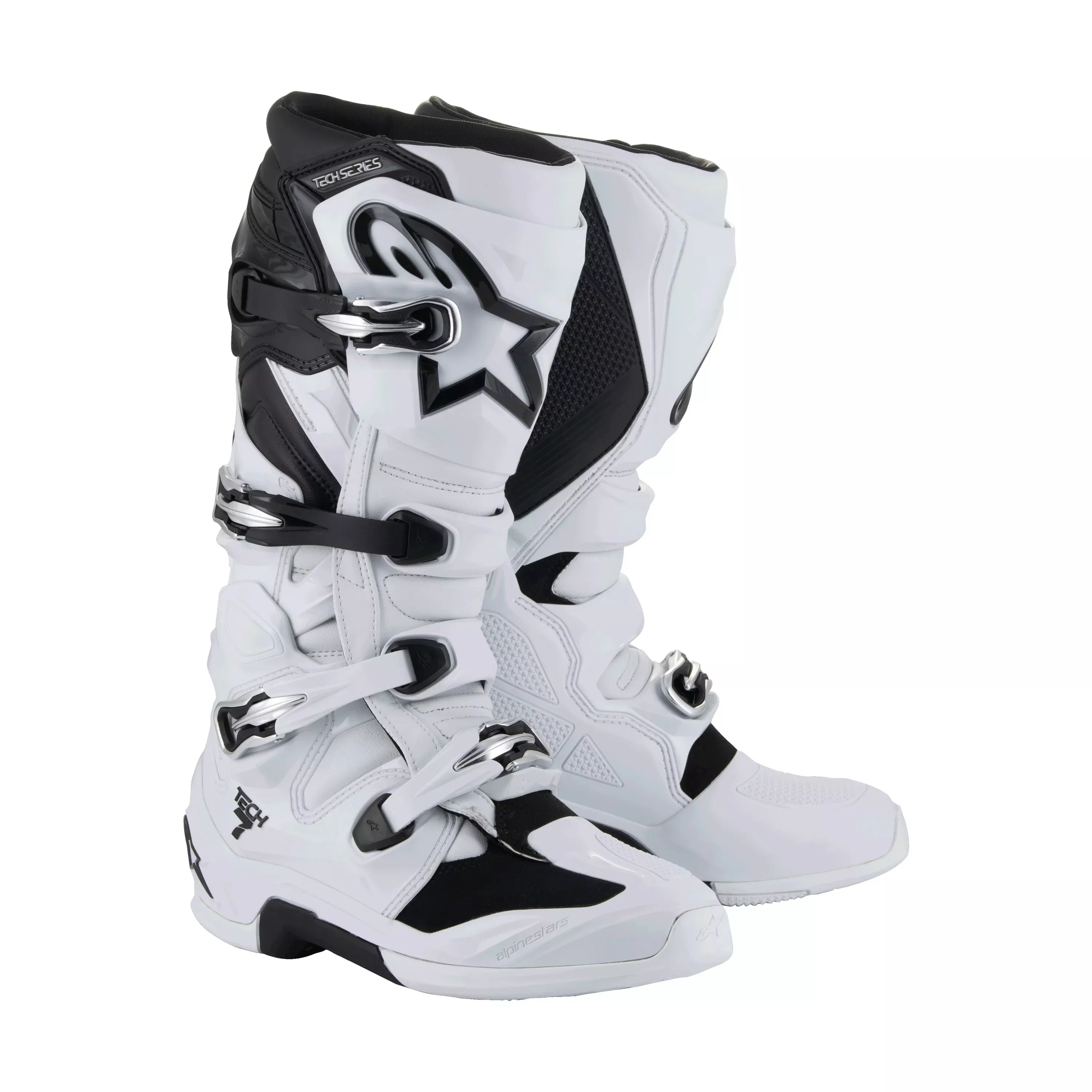 ALPINESTARS TECH 7 BOOTS WHITE/BLACK 8 - 482-0004208
