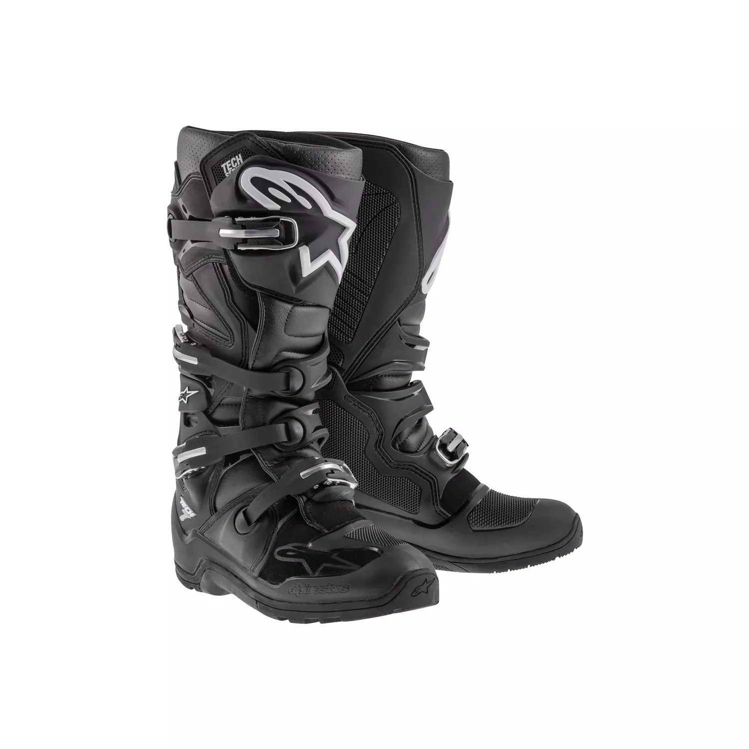 ALPINESTARS TECH 7 ENDURO BOOTS BLACK SZ 10 - 482-28110