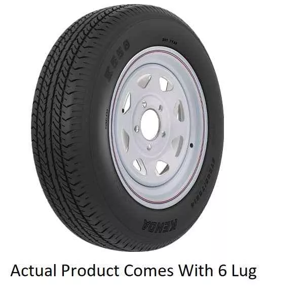 Americana 33059 Trailer Tire & Wheel - ST-225-75-15 / 15x6