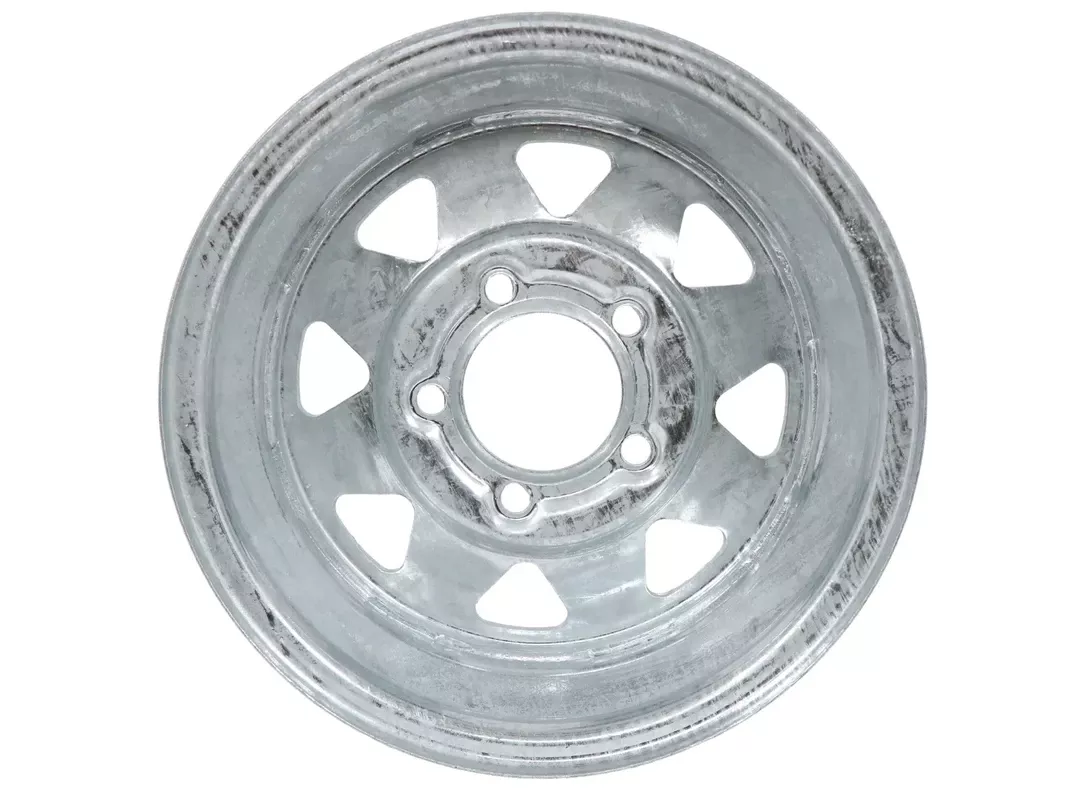 Americana Tire And Wheel 20234 13X4.5 Trailer Wheel Spoke Galvanized - 5 x 4.50 Inch Bolt Pattern