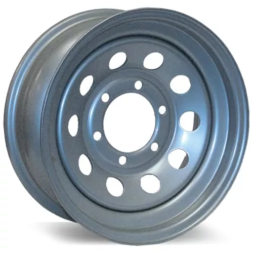 Americana Tire and Wheel 20794 16X6 HD Trailer Wheel Mini Modular Silver - 8 x 6.50 Inch Bolt Pattern
