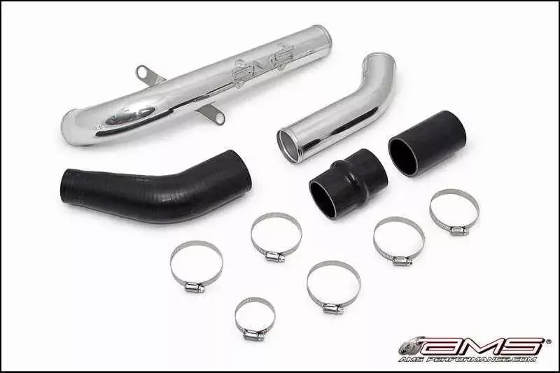 AMS Performance 08-15 Mitsubishi EVO X Upper I/C Pipe – Black Powder Coat