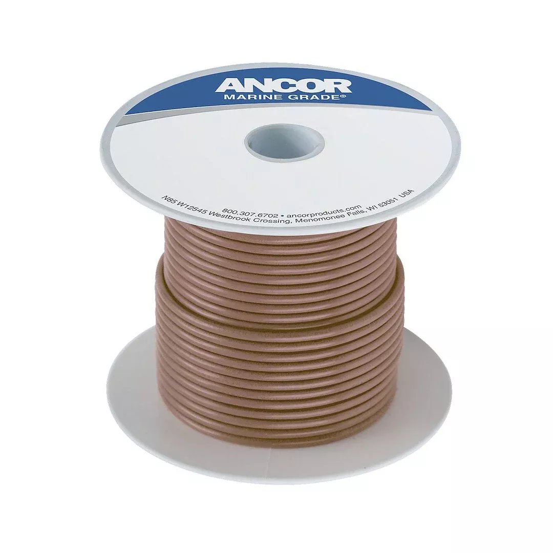 Ancor 105810 Marine Grade Primary Wire - 12 Gauge, Tan, 100 ft
