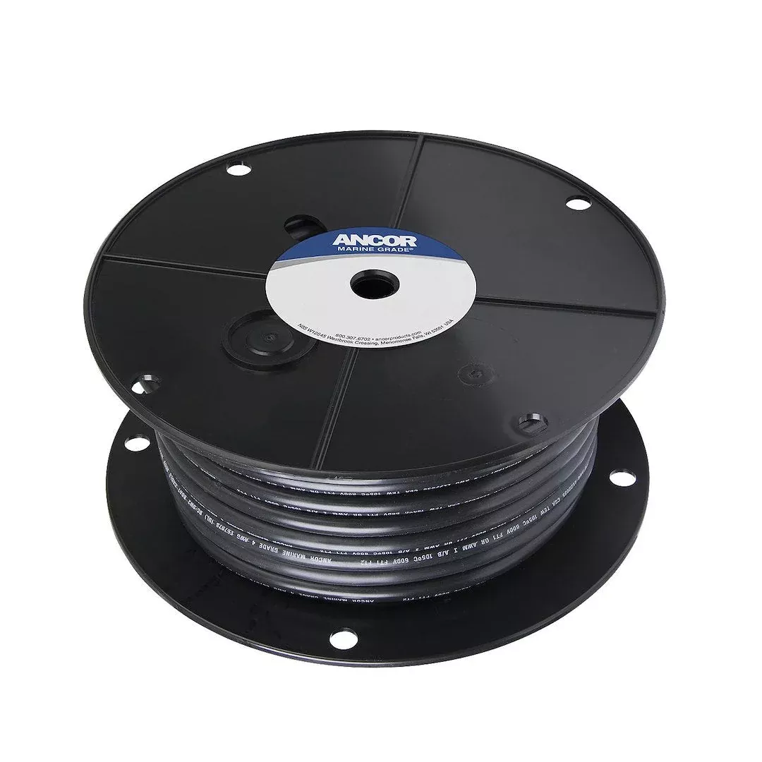 Ancor 113010 Marine Battery Cable – 4 Gauge / 100 ft